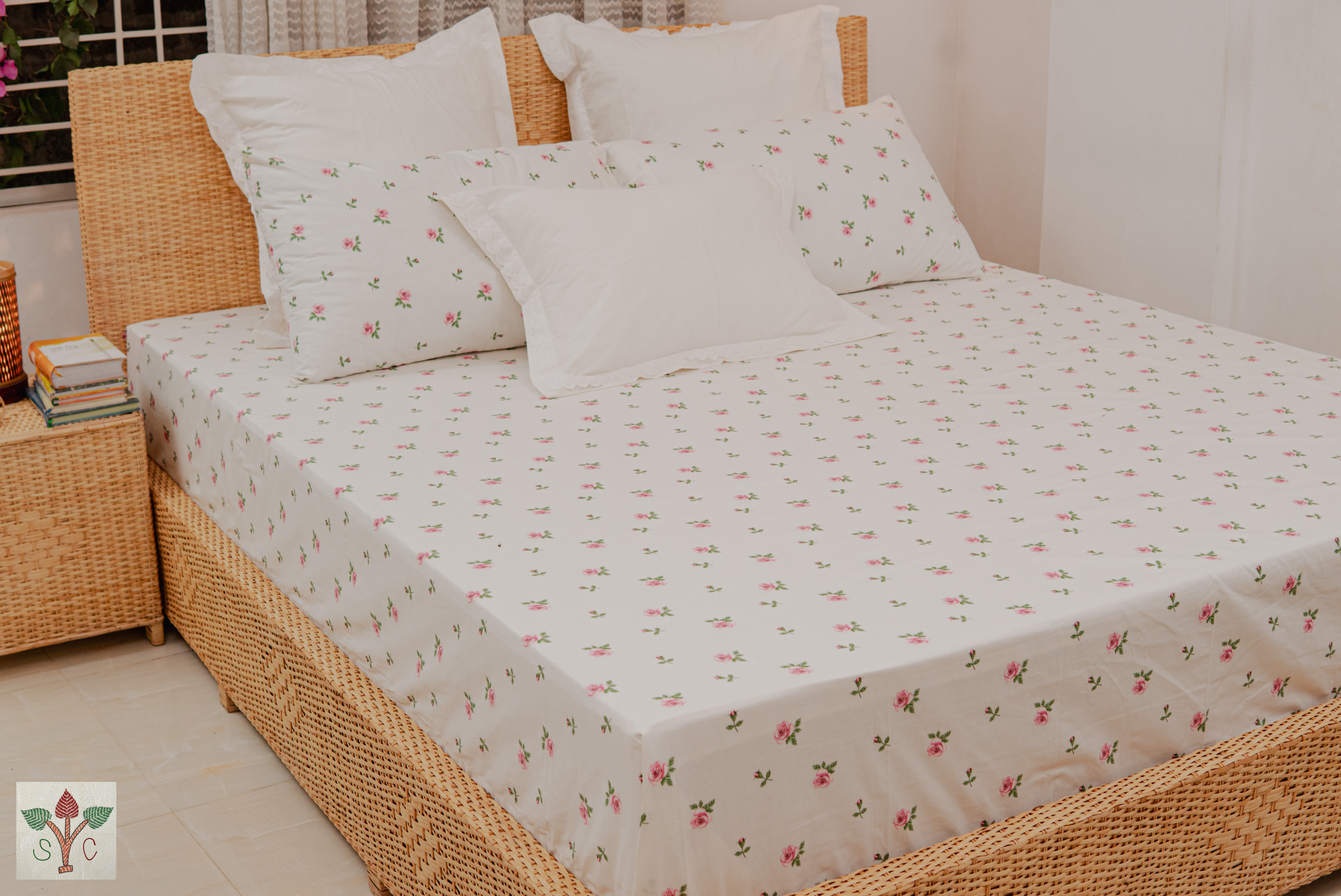 Pink Flowers Bedding