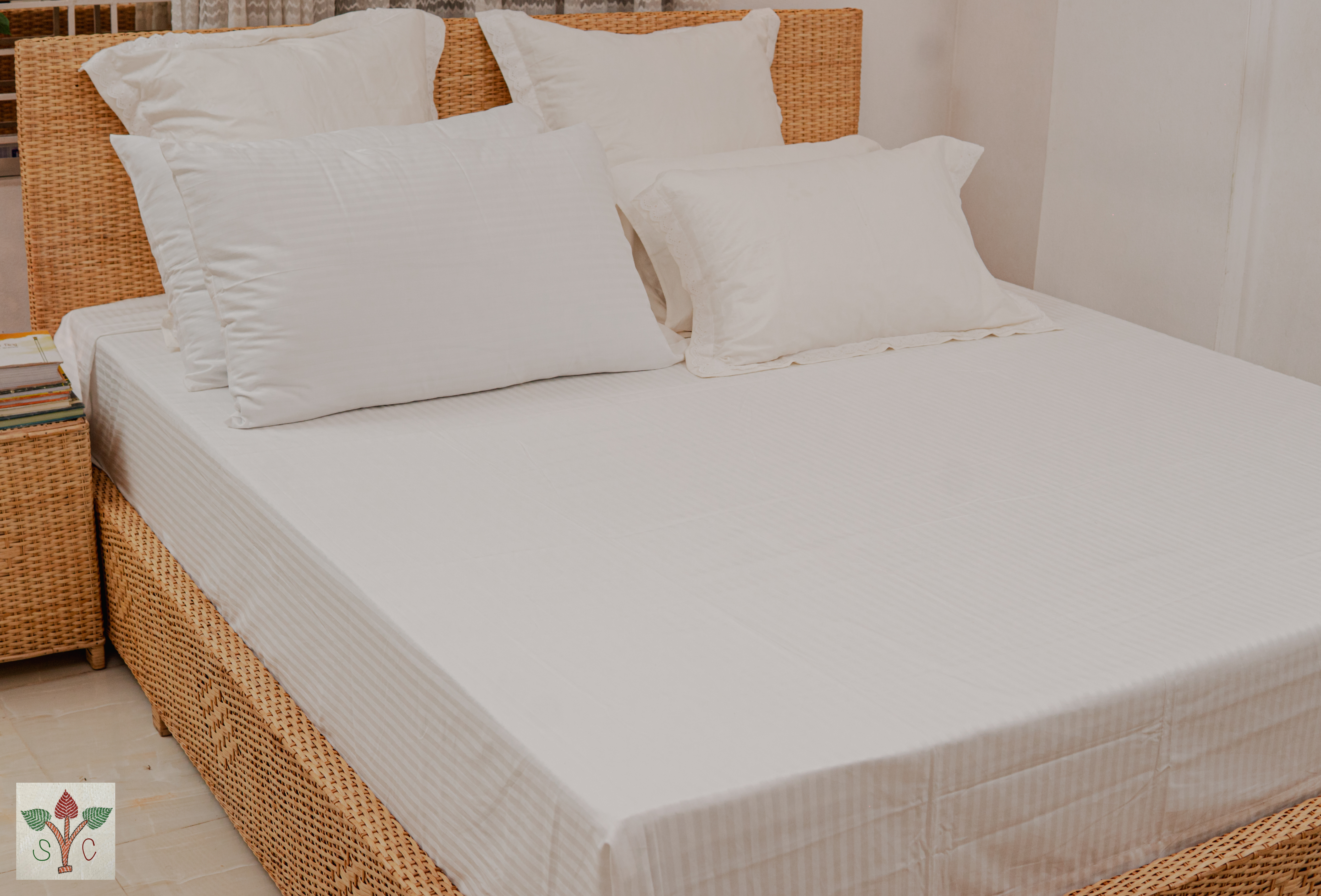Eva Stripes Bedding without Lace - Image 4